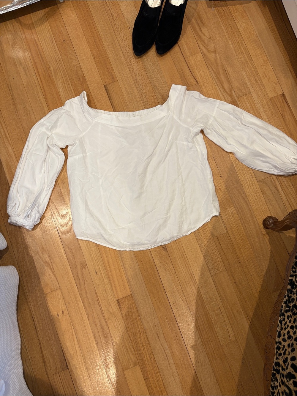 Off-the-Shoulder Anthropologie Peasant Top - Classic Women's Blouse